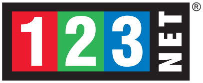 123NET logo